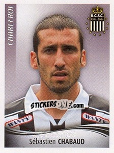 Sticker Sébastien Chabaud - Football Belgium 2009-2010 n. 108 - Panini