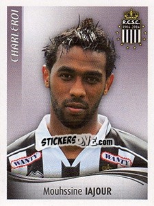 Cromo Mouhssine Iajour - Football Belgium 2009-2010 - Panini