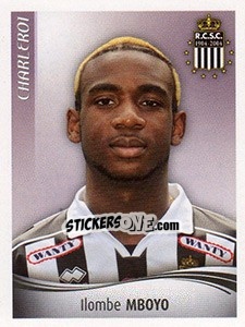 Sticker Ilombe Mboyo - Football Belgium 2009-2010 - Panini