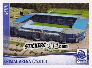 Cromo Cristal Arena (Stade) - Football Belgium 2009-2010 - Panini