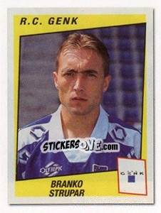 Sticker Branko Strupar (Vedettes du Club) - Football Belgium 2009-2010 n. 121 - Panini