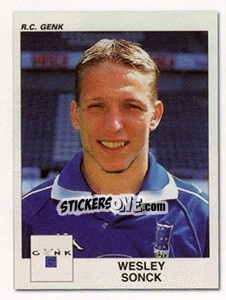 Sticker Wesley Sonck (Vedettes du Club) - Football Belgium 2009-2010 n. 122 - Panini