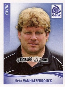 Sticker Hein Vanhaezebrouck - Football Belgium 2009-2010 n. 123 - Panini