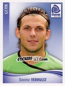 Sticker Davino Verhulst - Football Belgium 2009-2010 - Panini