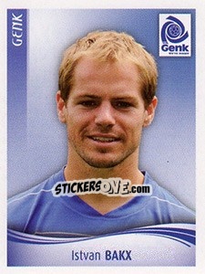 Sticker Istvan Bakx - Football Belgium 2009-2010 - Panini