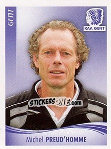 Sticker Michel Preud'homme - Football Belgium 2009-2010 - Panini