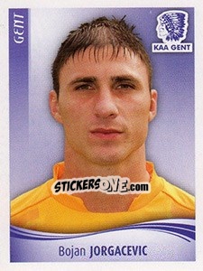 Sticker Bojan Jorgacevic - Football Belgium 2009-2010 - Panini