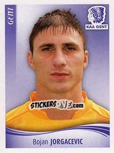 Figurina Bojan Jorgacevic - Football Belgium 2009-2010 - Panini