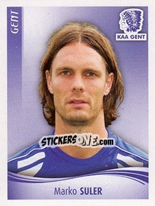 Sticker Marko Suler - Football Belgium 2009-2010 n. 157 - Panini