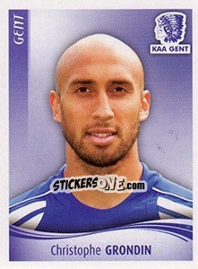 Cromo Christophe Grondin - Football Belgium 2009-2010 n. 160 - Panini