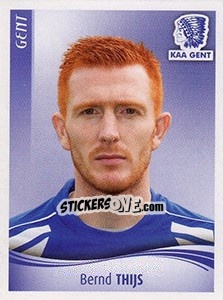 Sticker Bernd Thijs - Football Belgium 2009-2010 n. 161 - Panini
