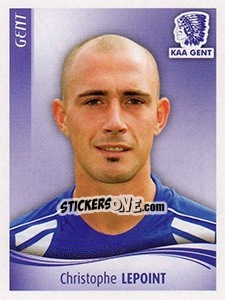 Sticker Christophe Lepoint - Football Belgium 2009-2010 n. 164 - Panini