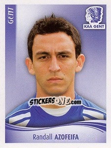 Sticker Randall Azofeifa - Football Belgium 2009-2010 n. 165 - Panini