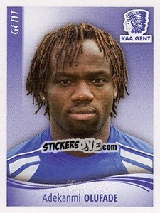 Sticker Adekanmi Olufade - Football Belgium 2009-2010 - Panini