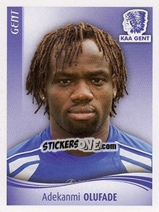 Sticker Adekanmi Olufade - Football Belgium 2009-2010 n. 166 - Panini