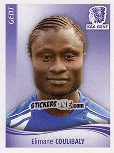 Figurina Elimane Coulibaly - Football Belgium 2009-2010 n. 168 - Panini