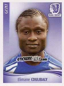 Figurina Elimane Coulibaly - Football Belgium 2009-2010 - Panini