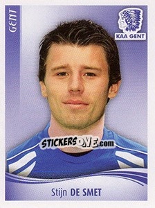 Sticker Stijn De Smet - Football Belgium 2009-2010 - Panini
