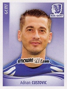 Sticker Adnan Custovic - Football Belgium 2009-2010 - Panini