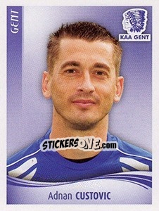 Figurina Adnan Custovic - Football Belgium 2009-2010 n. 171 - Panini