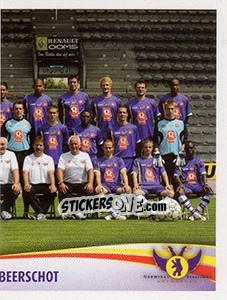 Sticker Equipe - Football Belgium 2009-2010 - Panini