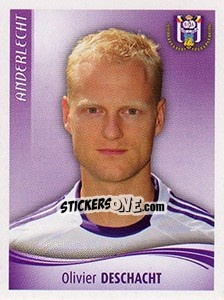 Sticker Olivier Deschacht - Football Belgium 2009-2010 n. 16 - Panini