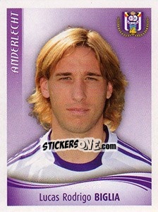 Sticker Lucas Biglia - Football Belgium 2009-2010 - Panini