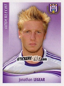 Sticker Jonathan Legear - Football Belgium 2009-2010 - Panini