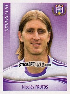 Sticker Nicolás Frutos - Football Belgium 2009-2010 n. 25 - Panini