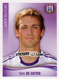 Cromo Tom De Sutter - Football Belgium 2009-2010 n. 26 - Panini