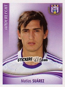 Sticker Matias Suárez - Football Belgium 2009-2010 - Panini