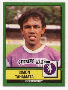 Figurina Simon Tahamata (Vedettes du Club) - Football Belgium 2009-2010 n. 179 - Panini