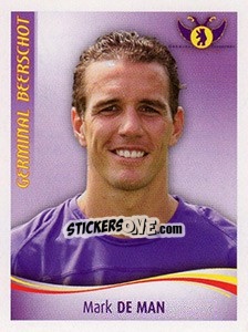 Sticker Mark De Man - Football Belgium 2009-2010 n. 186 - Panini