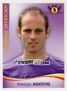 Sticker Pieterjan Monteyne - Football Belgium 2009-2010 - Panini