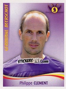 Sticker Philippe Clement - Football Belgium 2009-2010 n. 188 - Panini
