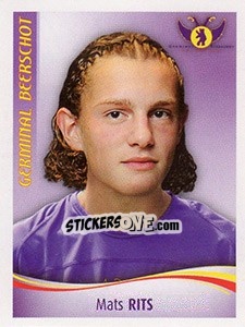 Sticker Mats Rits - Football Belgium 2009-2010 n. 193 - Panini