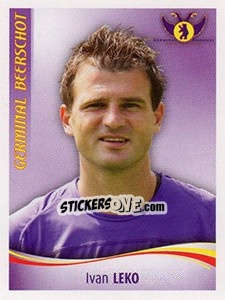 Sticker Ivan Leko - Football Belgium 2009-2010 n. 195 - Panini