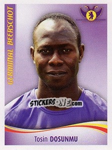 Sticker Tosin Dosunmu - Football Belgium 2009-2010 - Panini