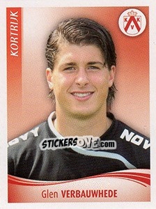 Figurina Glen Verbauwhede - Football Belgium 2009-2010 - Panini