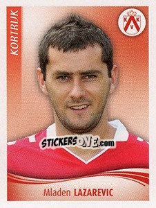 Sticker Mladen Lazarevic - Football Belgium 2009-2010 - Panini