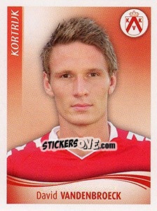 Sticker David Vandenbroeck - Football Belgium 2009-2010 - Panini