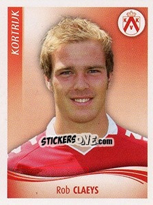 Sticker Rob Claeys - Football Belgium 2009-2010 - Panini