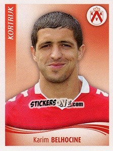 Sticker Karim Belhocine - Football Belgium 2009-2010 - Panini