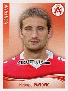 Sticker Nebojsa Pavlovic - Football Belgium 2009-2010 - Panini