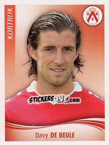 Sticker Davy De Beule - Football Belgium 2009-2010 - Panini