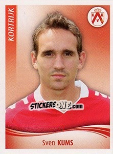 Sticker Sven Kums - Football Belgium 2009-2010 n. 225 - Panini
