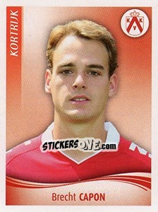 Cromo Brecht Capon - Football Belgium 2009-2010 - Panini