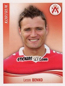 Sticker Leon Benko - Football Belgium 2009-2010 n. 229 - Panini