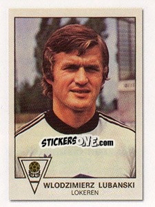 Sticker Wlodek Lubanski (Vedettes du Club) - Football Belgium 2009-2010 n. 237 - Panini