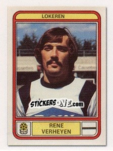Sticker René Verheyen (Vedettes du Club) - Football Belgium 2009-2010 - Panini